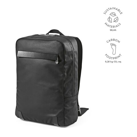 Vienna rugzak 23L gerecycled katoen 340 g/m2 Svart | Inget reklamtryck