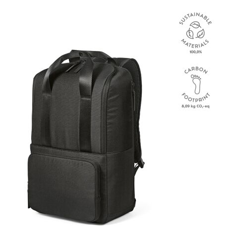 Boekarest Rugzak 18L rPET 600D Svart | Inget reklamtryck
