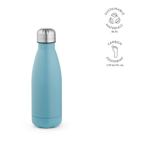 Mississippi 450 fles gerecycled roestvrij staal 430 ml ljusblå | Inget reklamtryck