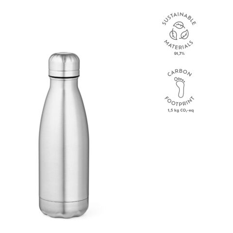 Mississippi 450P fles gerecycled roestvrij staal 430 ml Silver | Inget reklamtryck