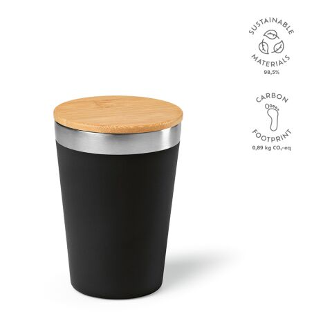 Don Reisbeker gerecycled roestvrij staal 400 ml Svart | Inget reklamtryck