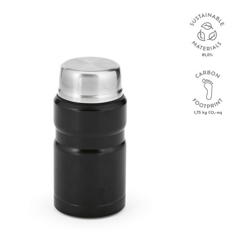 Dali 800 maaltijdfles gerecycled roestvrij staal 810 ml Svart | Inget reklamtryck