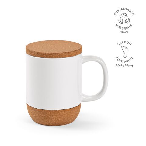 Ebro Mok Keramisch 430 ml Vit | Inget reklamtryck