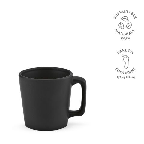 Thames 75 mok keramiek 75 ml Svart | Inget reklamtryck