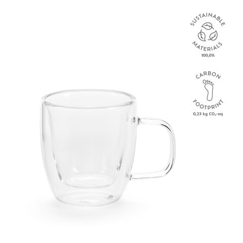 Elbe 75 Mok Borosilicaatglas 65 ml Transparent | Inget reklamtryck