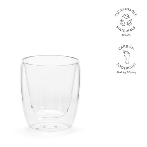 Meuse 220 Mok Borosilicaatglas 250 ml Transparent | Inget reklamtryck