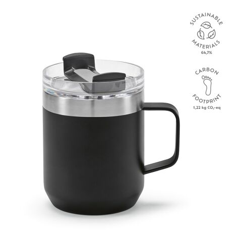 Shinano Mok Gerecycled Roestvrij Staal 440 ml Svart | Inget reklamtryck