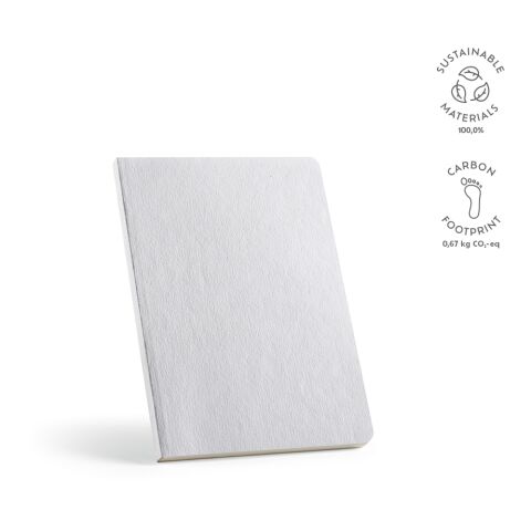 Verne notitieboek A5 gerecycled papier 80 g/m Vit | Inget reklamtryck | A5