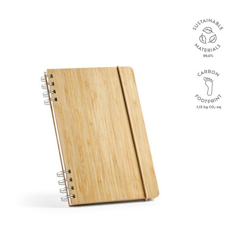 Dante notitieboek A5 gerecycled papier 70 g/m Beige | Inget reklamtryck | A5