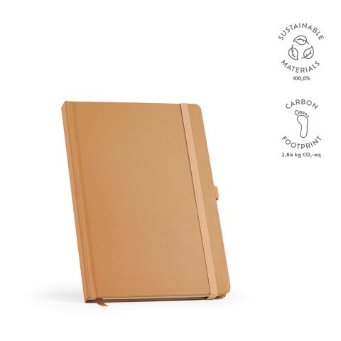 Marquez A5 notitieboek gerecycled papier 70 g/m brun | Inget reklamtryck