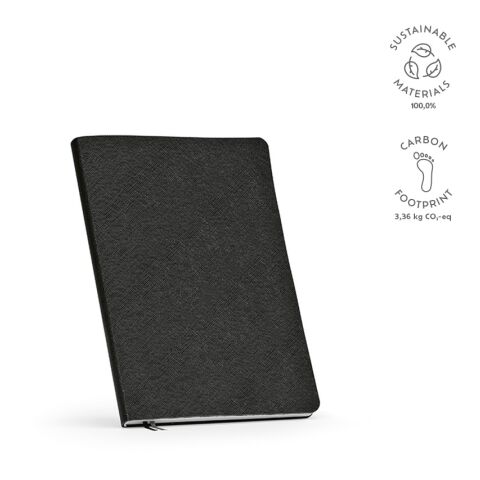 Sartre notitieboek A5 gerecycled papier 80 g/m Svart | Inget reklamtryck | A5