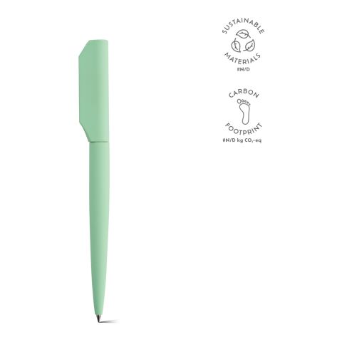 Rabelais pen gerecycled aluminium zwarte inkt Ljusgrön | Inget reklamtryck