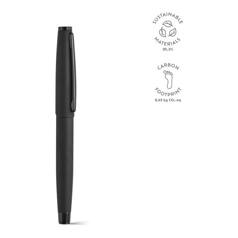 Dreiser pen gerecycled roestvrij staal zwarte inkt Svart | Inte tillgängligt | Inget reklamtryck