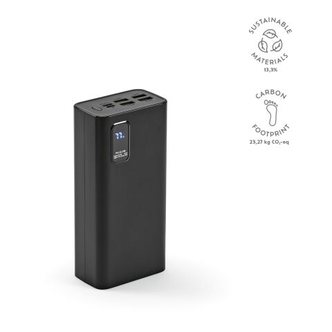 Hertz Powerbank Batterij 30 000 mAh Svart | Inget reklamtryck