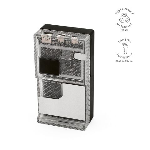 Elexa Powerbank gerecycled ABS 20 000 mAh Svart | Inget reklamtryck