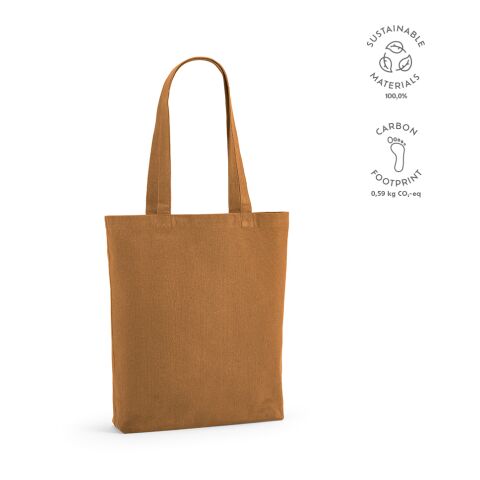Annapurna boodschappentas Gerecycled Katoen 180 g/m2 brun | Inget reklamtryck