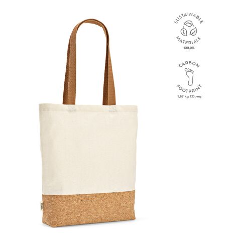 Chimborazo boodschappentas gerecycled katoen 180 g/m Beige | Inget reklamtryck