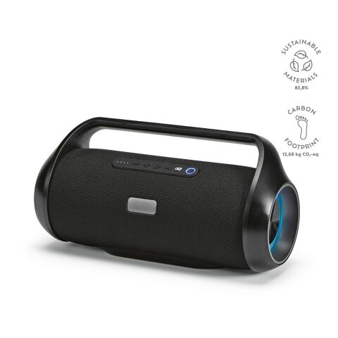 Newton luidspreker gerecycled ABS 6 000 mAh Svart | Inget reklamtryck
