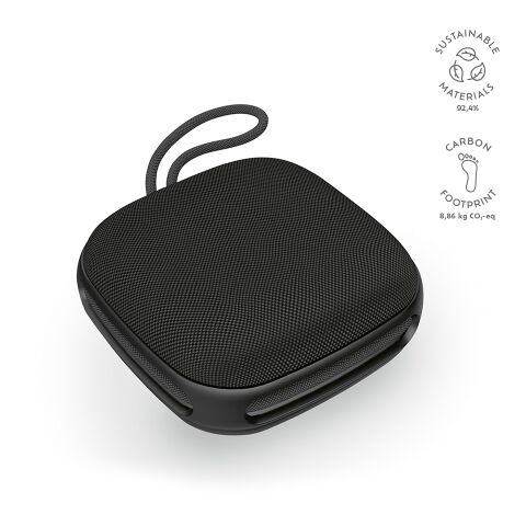 Da Vinci luidspreker gerecycled ABS 2 600 mAh Svart | Inget reklamtryck