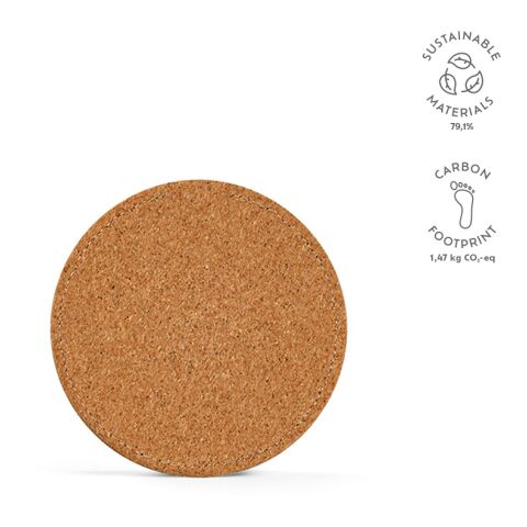 Descartes draadloze oplader kurk 15W Beige | Inget reklamtryck