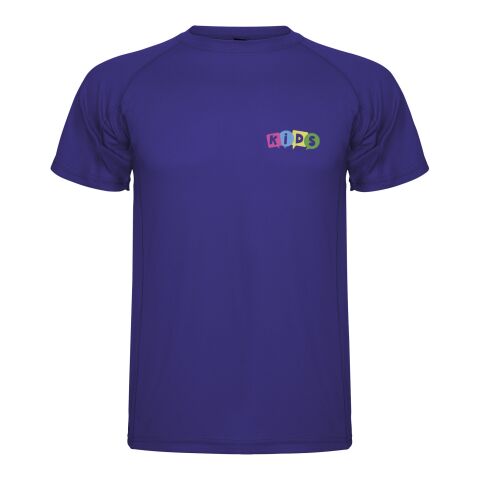 Montecarlo kortärmad sport-T-shirt för barn Mauve | 4