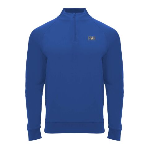 Epiro långärmad sweatshirt med kvartslång dragkedja för barn Kungsblå | 6