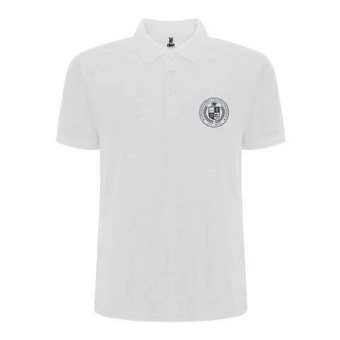 Pegaso Premium kortärmad polo för barn vit | 7/8