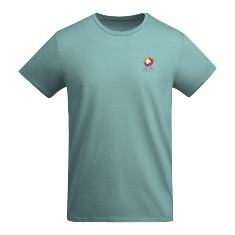 Breda kortärmad T-shirt för barn Dusty Blue | 5/6