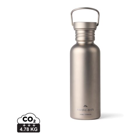 Nordic Drift Trail Light Titanium vattenflaska 600 ml silver | Inget reklamtryck | Inte tillgängligt | Inte tillgängligt