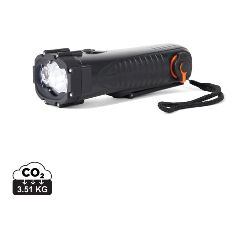 Nordic Drift Everest multifunktion vattentät ficklampa IPX8 svart