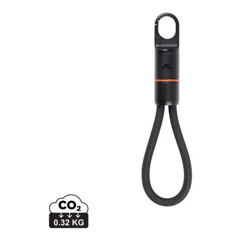 Nordic Drift Everest USB-C 60W snabbladdningskabel karbinhak