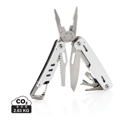 Solid multitool med karbinhake silver | Inget reklamtryck | Inte tillgängligt | Inte tillgängligt | Inte tillgängligt