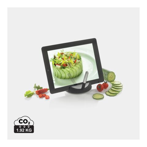 Chef tablet stand svart-silver | Inget reklamtryck | Inte tillgängligt | Inte tillgängligt | Inte tillgängligt