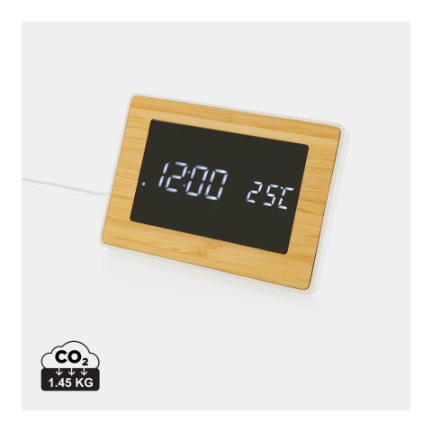 Utah LED väderstation RCS rplast &amp; FSC®bambu brun | Inget reklamtryck | Inte tillgängligt | Inte tillgängligt