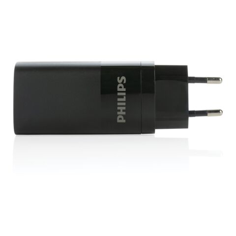 Philips 65W ultrasnabb PD 3-port USB-väggadapter svart | Inget reklamtryck | Inte tillgängligt | Inte tillgängligt