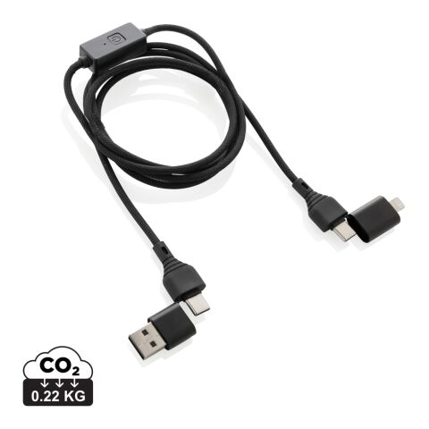 Datalock 60W kabel för skydd mot hackning RCS återvunnen svart | Inget reklamtryck | Inte tillgängligt | Inte tillgängligt