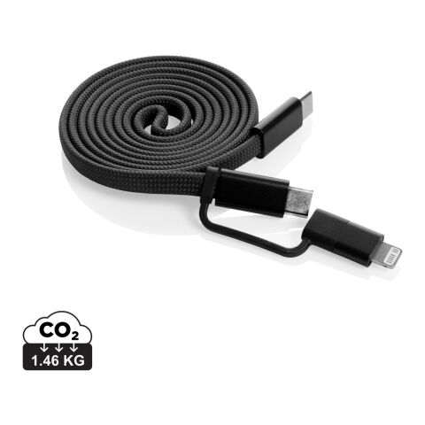 Arc ultra-tunn 60W 2-1-1 magnetisk kabel RCS svart | Inget reklamtryck | Inte tillgängligt | Inte tillgängligt