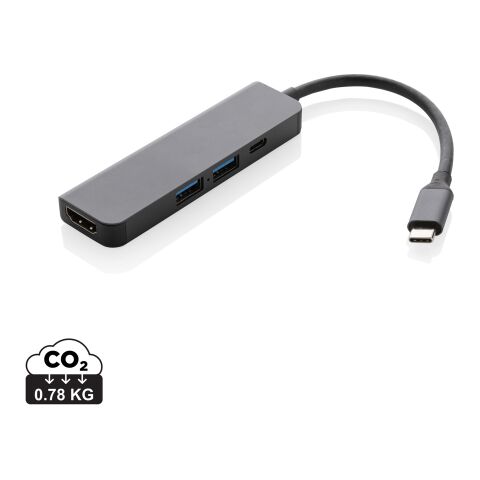 Terra hub med HDMI input i RCS återvunnen aluminium