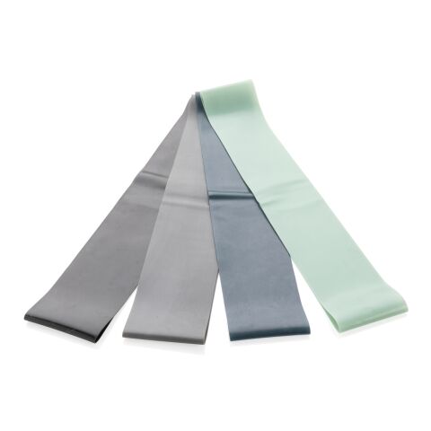 4-pack elastiska träningsband i fodral