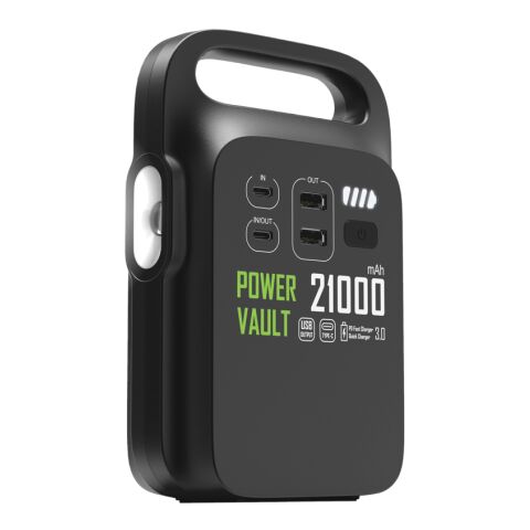Power Vault 21.000 mAh bärbar kraftstation RCS rplast svart | Inget reklamtryck | Inte tillgängligt | Inte tillgängligt