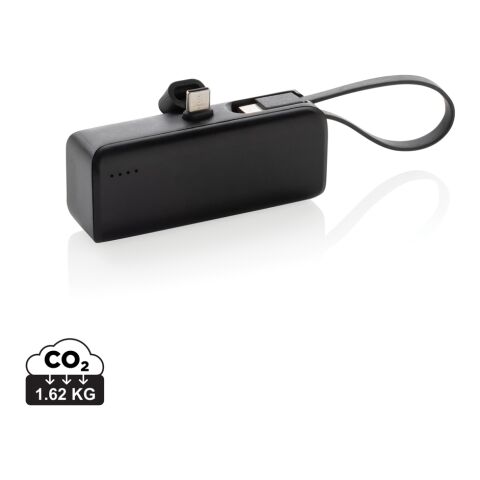 Powerlink RCS rplast 3000 mAh powerbank USB C-kontakt svart | Inget reklamtryck | Inte tillgängligt | Inte tillgängligt