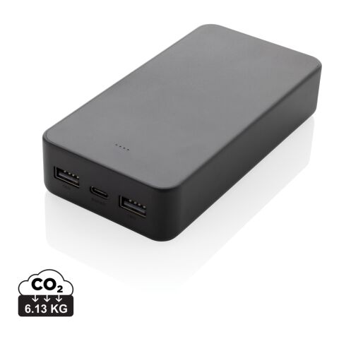 Boostcore RCS powerbank i återvunnen plast 20.000mAh USB svart | Inget reklamtryck | Inte tillgängligt | Inte tillgängligt