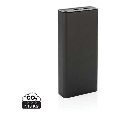 Terra 20W/20.000 mAh powerbank, RCS återvunna material grå | Inget reklamtryck | Inte tillgängligt | Inte tillgängligt