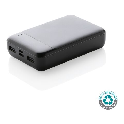 10.000 mAh powerbank i återvunnen plast, RCS standard