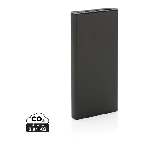 Terra 10.000 mAh/18W powerbank RCS återvunnen aluminium grå | Inget reklamtryck | Inte tillgängligt | Inte tillgängligt