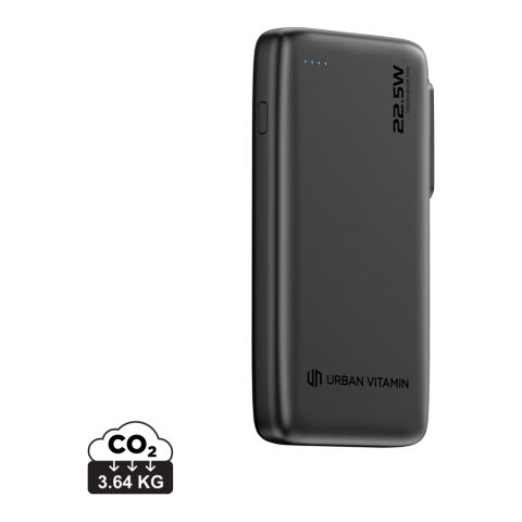 Urban Vitamin Emeryville 20 W 10 000 mAh powerbank svart | Inget reklamtryck | Inte tillgängligt | Inte tillgängligt