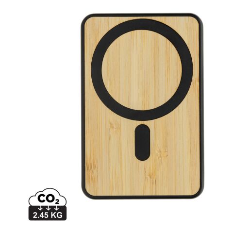 Zen RCS plast 5000 mah 5W magnetisk powerbank i bambu