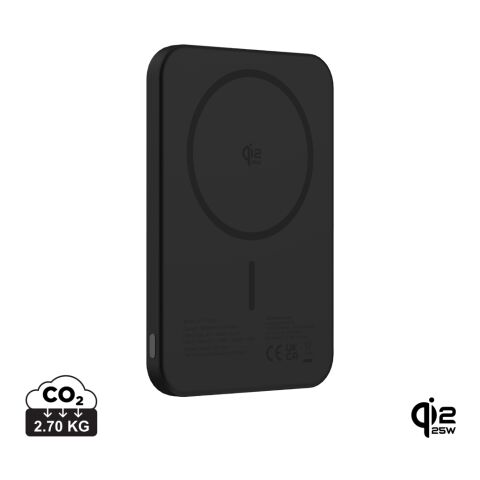 Urban Vitamin Pomona 5000 mAh Qi2.2 25W magnetisk powerbank svart