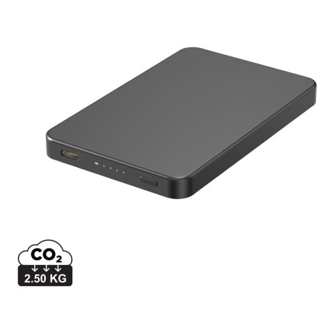 Urban Vitamin Marin 5000mAh magnetisk 15W trådlös powerbank svart | Inget reklamtryck | Inte tillgängligt | Inte tillgängligt