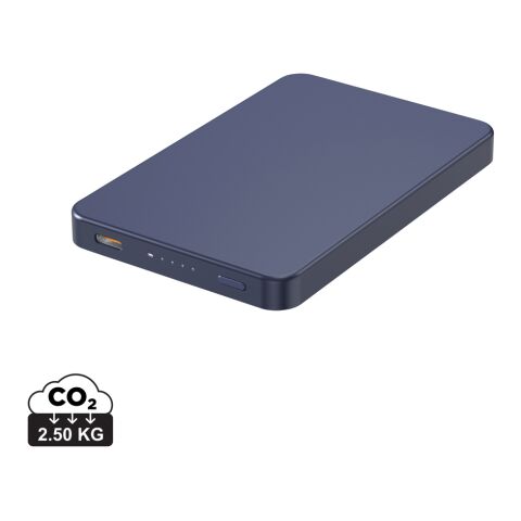 Urban Vitamin Marin 5000mAh magnetisk 15W trådlös powerbank blå